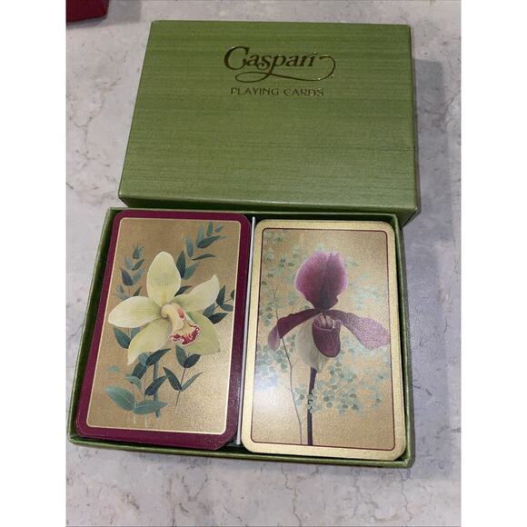 Vintage CASPARI double Deck Jumbo Orchid Screen By Karen Fjord Kjaersgaard - Picture 1 of 7